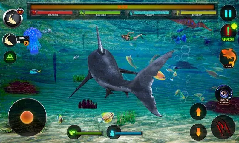 Angry Shark Adventures 3D