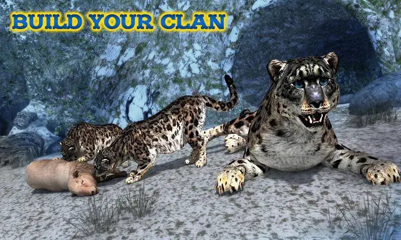 Forest Snow Leopard Sim